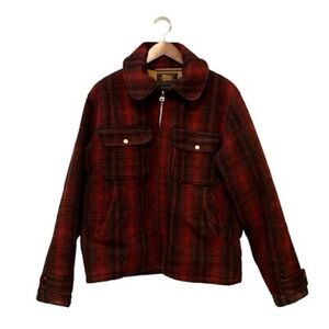 Woolrich Red and Black Plaid Jacket